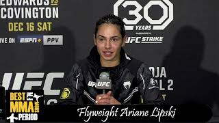 Joanne Calderwood vs Ariane Lipski UFC Fight Night [upl. by Domeniga]