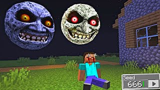 i Found Scary LUNAR MOON 😱 in Minecraft  Minecraft Lunar Moon [upl. by Loralyn]