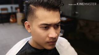 ทรง undercut ผสม Man Bun ทรงแฟชั่นตัดผมชาย​สอนตัดผม​ตัดผมด้วยฟัันรอง​​ ครูเคนบาร์เบอร์ [upl. by Odysseus]