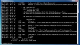 Windows Command Line Tutorial  2  Listing Files and Directories [upl. by Hsetirp]