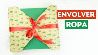 🎁 Cómo envolver ropa para regalo ¡Fácil y original [upl. by Inez613]