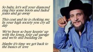 Waylon Jennings  Luckenbach Texas with Lyrics [upl. by Eelarbed32]