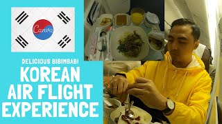 Nyobain Bibimbap di udara  Korean Air Economy Class Flight Experience KE 628  Jakarta to Seoul [upl. by Xad530]