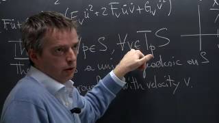 Differential Geometry  Claudio Arezzo  Lecture 15 [upl. by Odnarb]