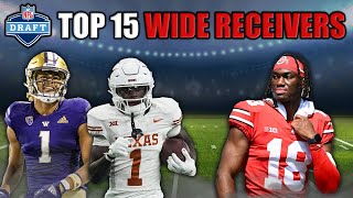 Ranking the Top 14 Wide Receivers In the 2024 NFL Draft [upl. by Bourque]