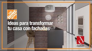 Ideas para transformar tu casa con fachadas  Pisos  The Home Depot Mx [upl. by Ferino958]