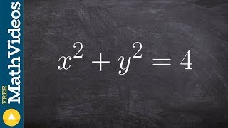 Learn the basics to implicit differentiation [upl. by Mahmoud]