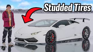 Lamborghini on Frozen Lake [upl. by Azarcon492]