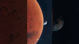 Mars going towards earth for colliding mars earth scienceknowledge facts science spacefacts [upl. by Htiduy417]