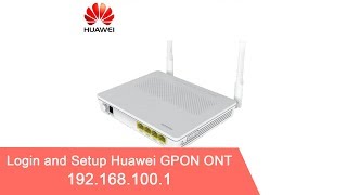 How to login and setup HUAWEI GPON ONT Modem for FTTH  NETVN [upl. by Ban]