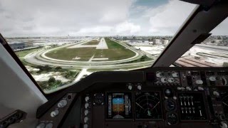 Prepar3D V32  Ignoring predictive windshear warning [upl. by Goldina]