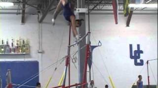 Uneven Bars Straddle Back Uprise Handstand [upl. by Manuel101]