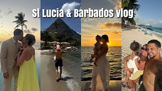 Wedding in St Lucia then to Barbados Carribbean DREAM  Vlog [upl. by Ahrendt585]