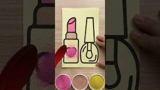 Sand painting make up set sandpainting relaxing satisfying asrm [upl. by Naujek]