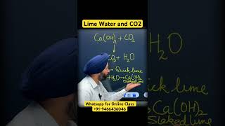 Reaction of Lime water and Carbon dioxide  Class 10 Science Shorts Gagan Sir  CBSE  NCERT [upl. by Ailahs747]