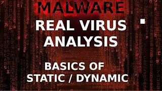 ☢️ MALWARE ANALYSIS REAL VIRUS STATICDYNAMIC [upl. by Mixie]