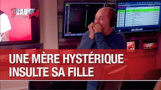 Une mère complétement hystérique insulte sa fille  C’Cauet sur NRJ [upl. by Conley]