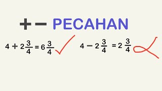 TAMBAH DAN TOLAK PECAHAN MATEMATIK TAHUN 4 Ulangkaji bagi tahun 5 amp 6 [upl. by Fischer]