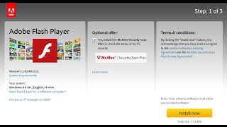 how to download adobe flash player Learn how to install adobe flash player [upl. by Harberd]