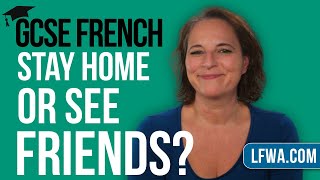 GCSE French Speaking Do you prefer going out with your friends or stay at home [upl. by Fillander]