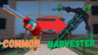 Common To Harvester in ONE VIDEO MM2 [upl. by Alleinnad]