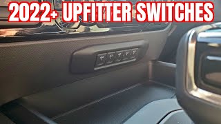 2022 Chevy Silverado ZR2  Upfitter Aux Switch Install [upl. by Repip]