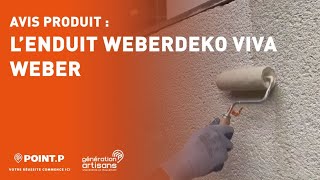 Enduit Weberdeko viva de Weber  Lavis dun artisan PointP [upl. by Jocko278]