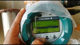 yokogawa flow meter calibration yokogawa [upl. by Ahsen]