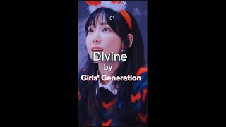 Divine by GirlsGeneration  Divine Lyrics  GirlsGeneration SNSD 💕 [upl. by Docilla]