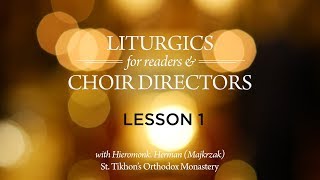 Orthodox Liturgics Pt 1 the Liturgical Books [upl. by Idnar]