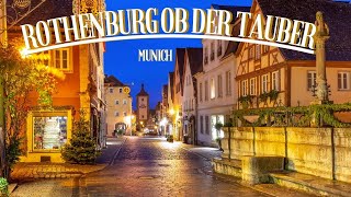 Discover the Magic of Rothenburg ob der Tauber in 4K  A Timeless German Fairytale Town [upl. by Dolores269]