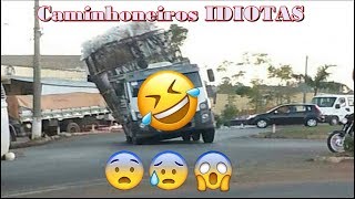 Top 10 caminhoneiros Idiotas [upl. by Oniliuqnart164]