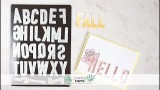 DIES ALPHABETS  DES ASTUCES POUR MIEUX LES UTILISER  Tuto carterie scrapbooking [upl. by Latsyrd]