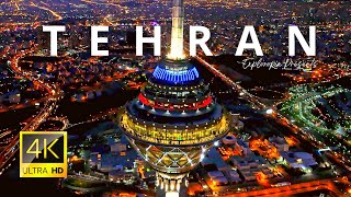 Tehran Iran 🇮🇷 in 4K 60FPS ULTRA HD Video by Drone [upl. by Anawqahs]