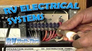 RV WalkThru Electrical  Learn about the electrical system on your RV [upl. by Nomolos891]