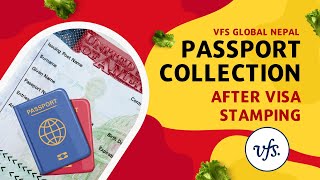 Passport Collection after Visa Stamping from VFS Global Nepal [upl. by Ithaman]