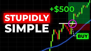 BEST Profitable Day Trading Strategy for Beginners with ZERO experience [upl. by Ynalem]