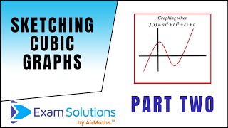 How to Sketch Cubic Graphs  ExamSolutions Maths Revision [upl. by Bluhm492]