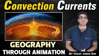 Thermal Convection Current  Plate Tectonic  Geography through animation  CivilsTap UPSC [upl. by Bella]