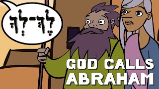 Biblical Hebrew Cartoon  Genesis 12  God Calls Abraham [upl. by Sillad]