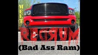 Meet REDRUM custom 3rd gen lifted DODGE RAM 1500 truck new 7quot front lift amp more modifications [upl. by Sachi]