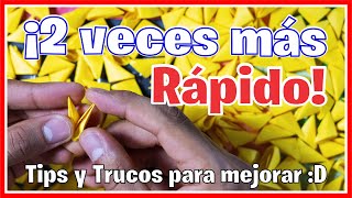 HAZ tus PIEZAS de Origami 3D 🔴 Más RÁPIDO❗ ⚡ Revelo mi SECRETO 🤐 [upl. by Nevins464]