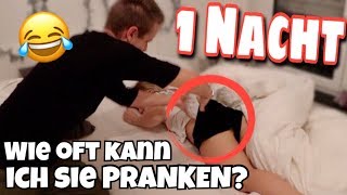 Wie oft kann ich Bibi in 1 Nacht PRANKEN  😲😂  Julienco [upl. by Aikkan884]