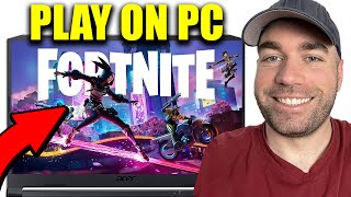 How To Download Fortnite On Laptop Or PC  Install amp Play Fortnite NOW [upl. by Messing]