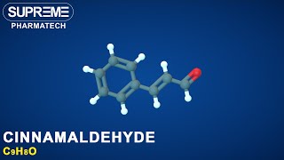 Cinnamaldehyde  C9H8O  3D molecule [upl. by Alansen168]