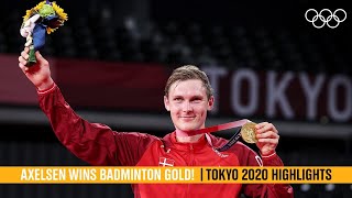 Axelsen beats Chen Long to win gold 🏸 Tokyo2020 Highlights [upl. by Noivert]