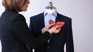 Learn How To Fold A Pocket Square In A Few Stylish Ways by Harry Rosen [upl. by Yanaj]