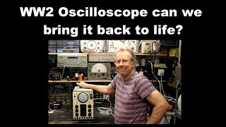 Cossor Model 339 Double Beam Oscilloscope Repair [upl. by Adrahs956]