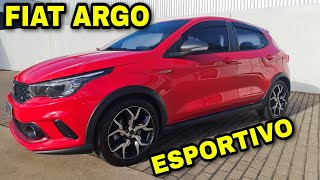 FIAT ARGO HGT 18  Vermelho Modena  Esportivo [upl. by Francie6]