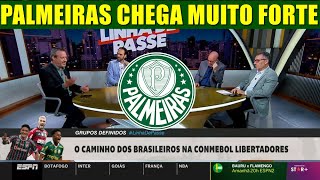 PALMEIRAS CHEGA MUITO FORTE NA LIBERTADORES VERDAO CAIU NO GRUPO F [upl. by Zetnom]